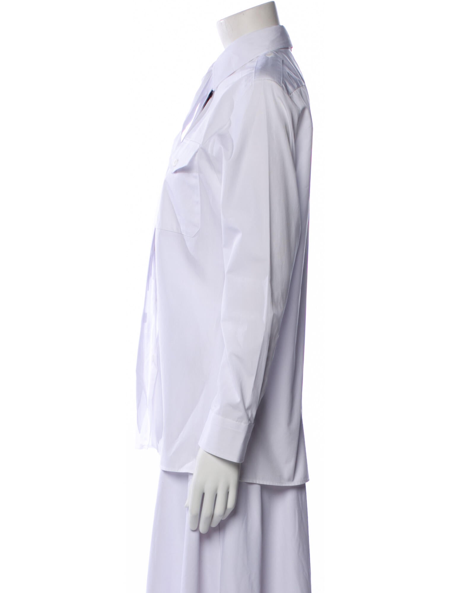 Prada 2024 Long Sleeve Button-Up Top w/ Tags