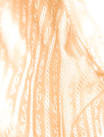 Prada Enameled Metal Triangle Top Handle Bag