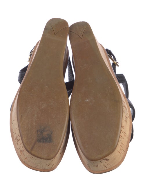 Prada Leather Slingback Sandals