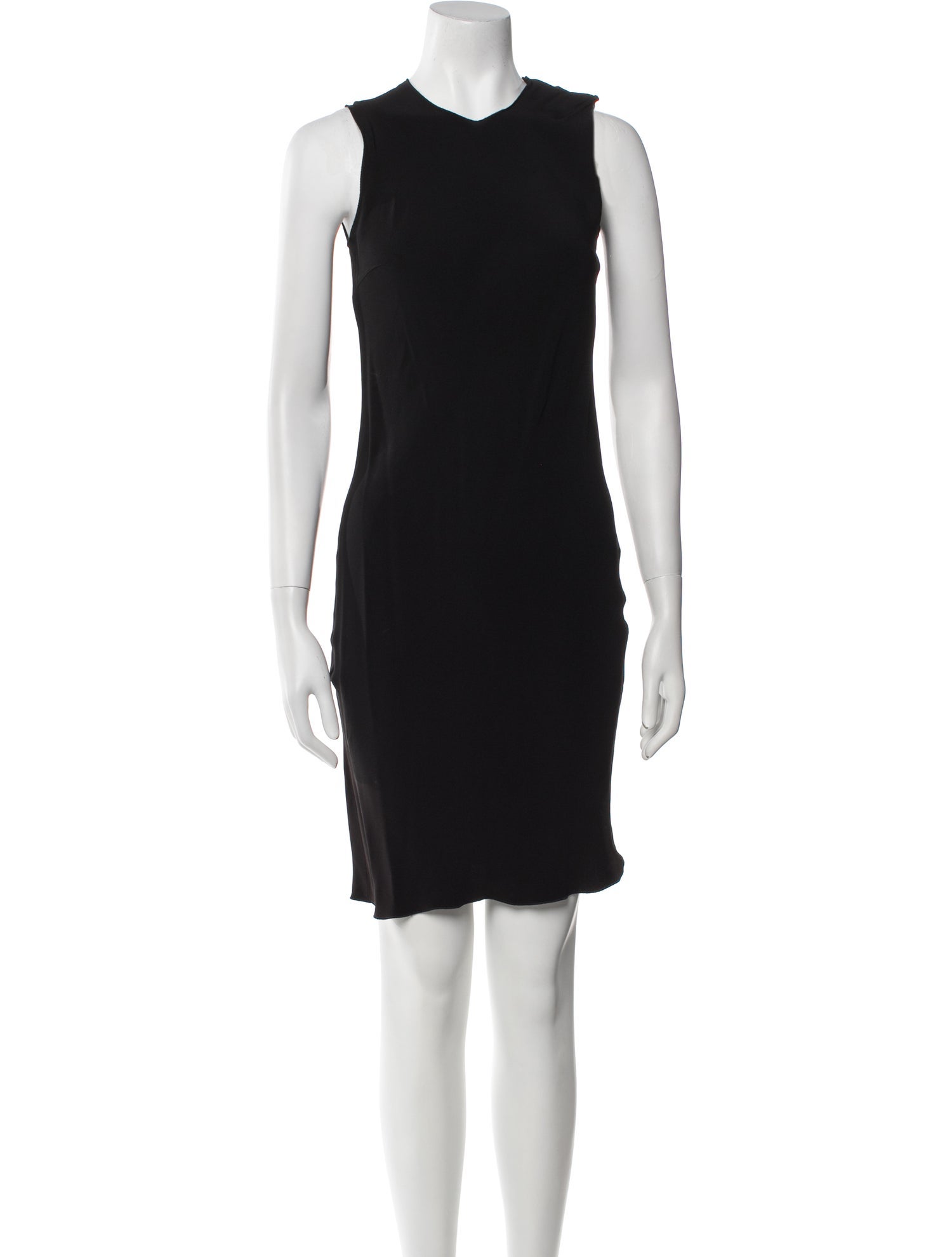 Prada Crew Neck Knee-Length Dress