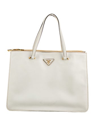 Prada Saffiano Leather Galleria Double Zip