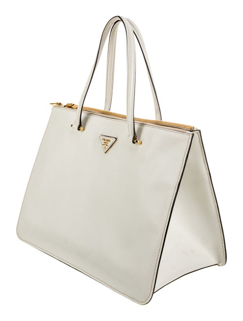 Prada Saffiano Leather Galleria Double Zip