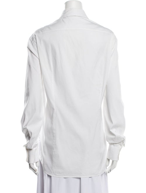 Prada Long Sleeve Button-Up Top