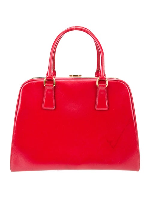 Prada Leather Top Handle Bag