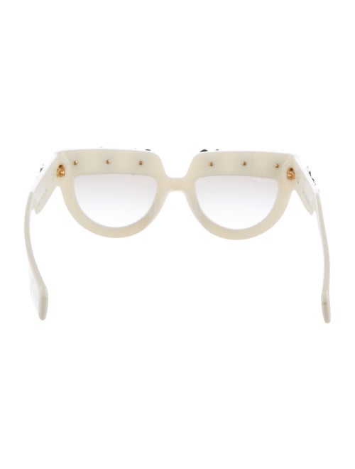 Prada Flower Embellished Sunglasses