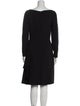 Prada Bateau Neckline Knee-Length Dress