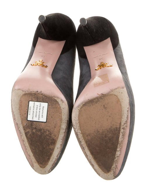 Prada Suede Slingback Pumps