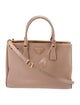 Prada Saffiano Lux Leather Galleria Double Zip Small