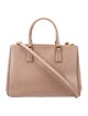 Prada Saffiano Lux Leather Galleria Double Zip Small
