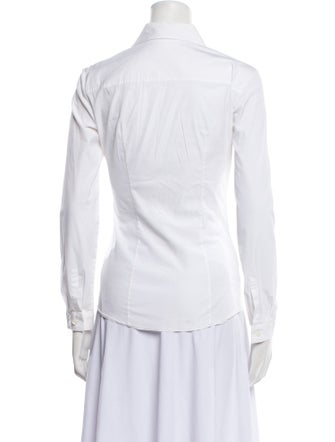 Prada 2016 Long Sleeve Button-Up Top