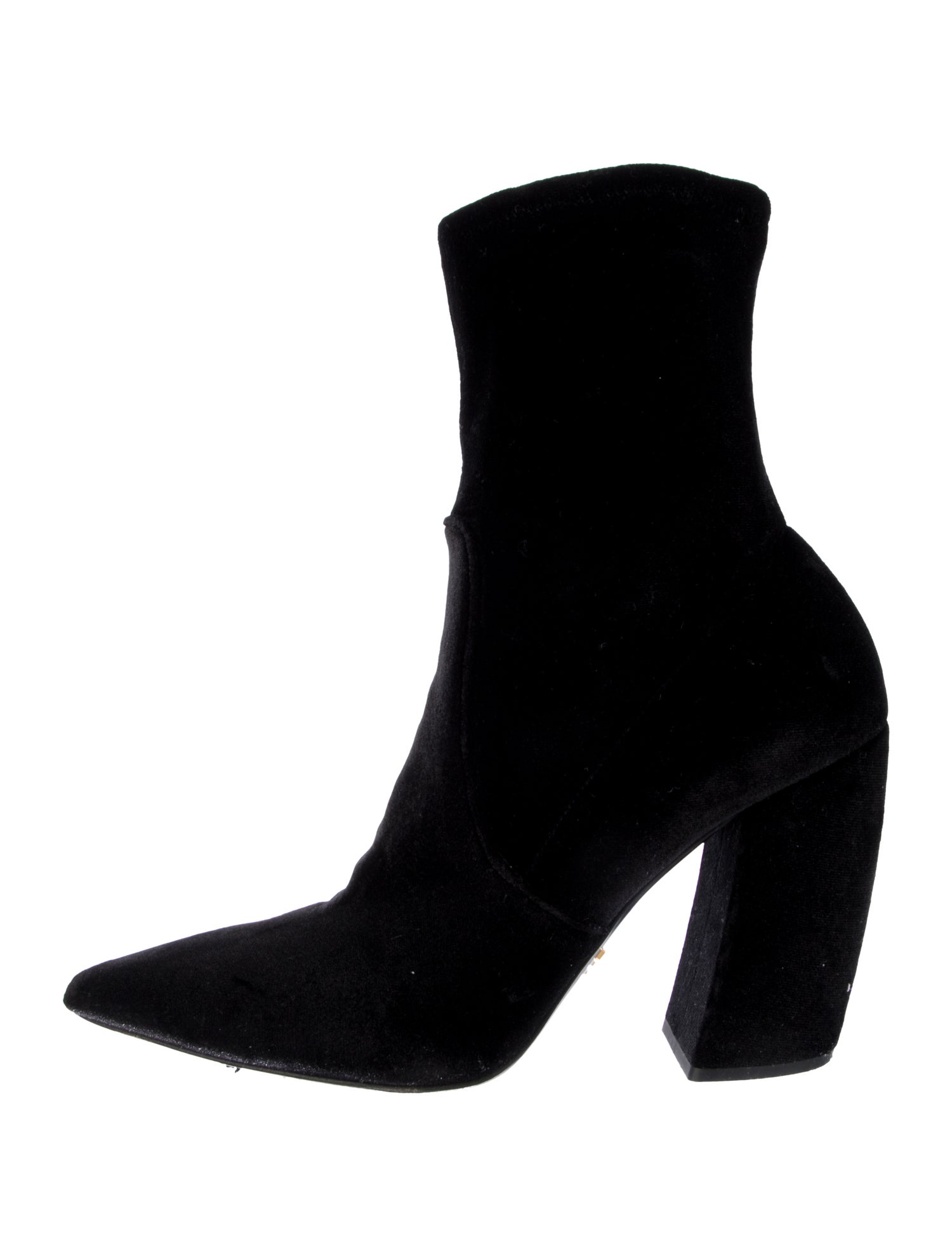 Prada Velvet Sock Boots