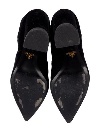 Prada Velvet Sock Boots