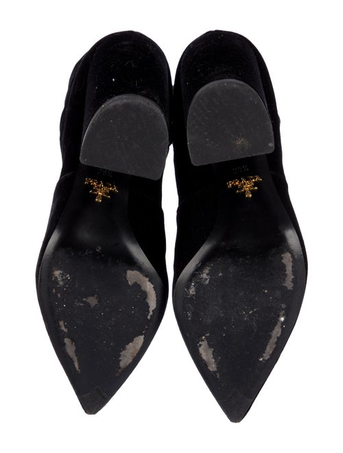 Prada Velvet Sock Boots