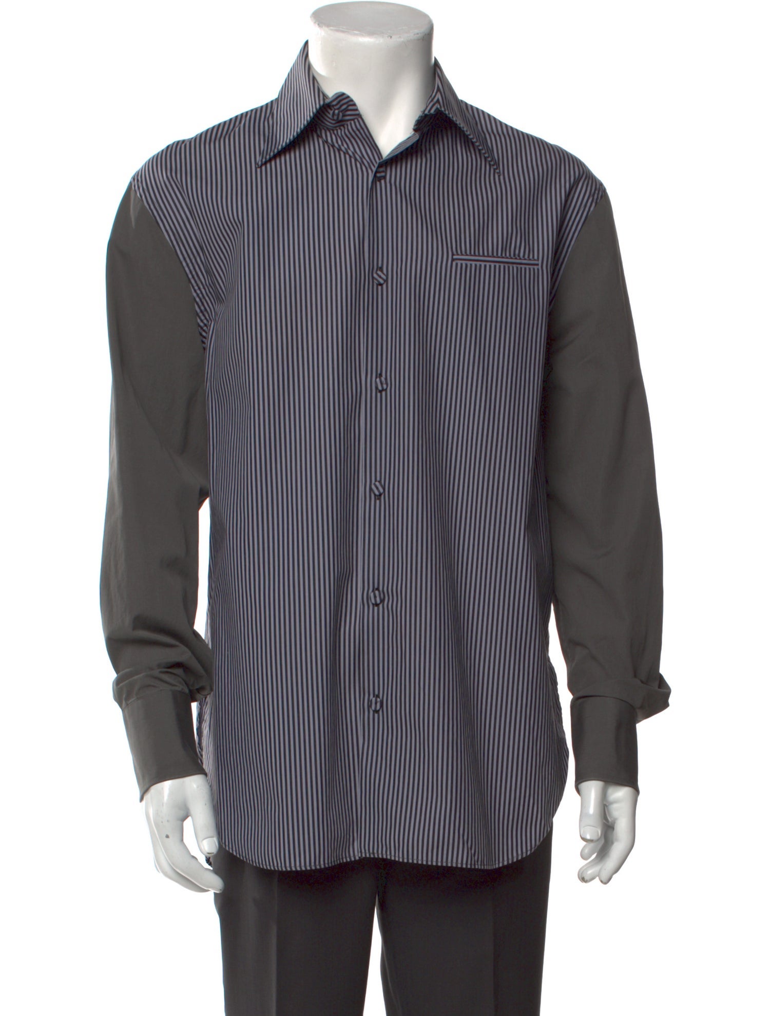 Prada 2012 Striped Dress Shirt
