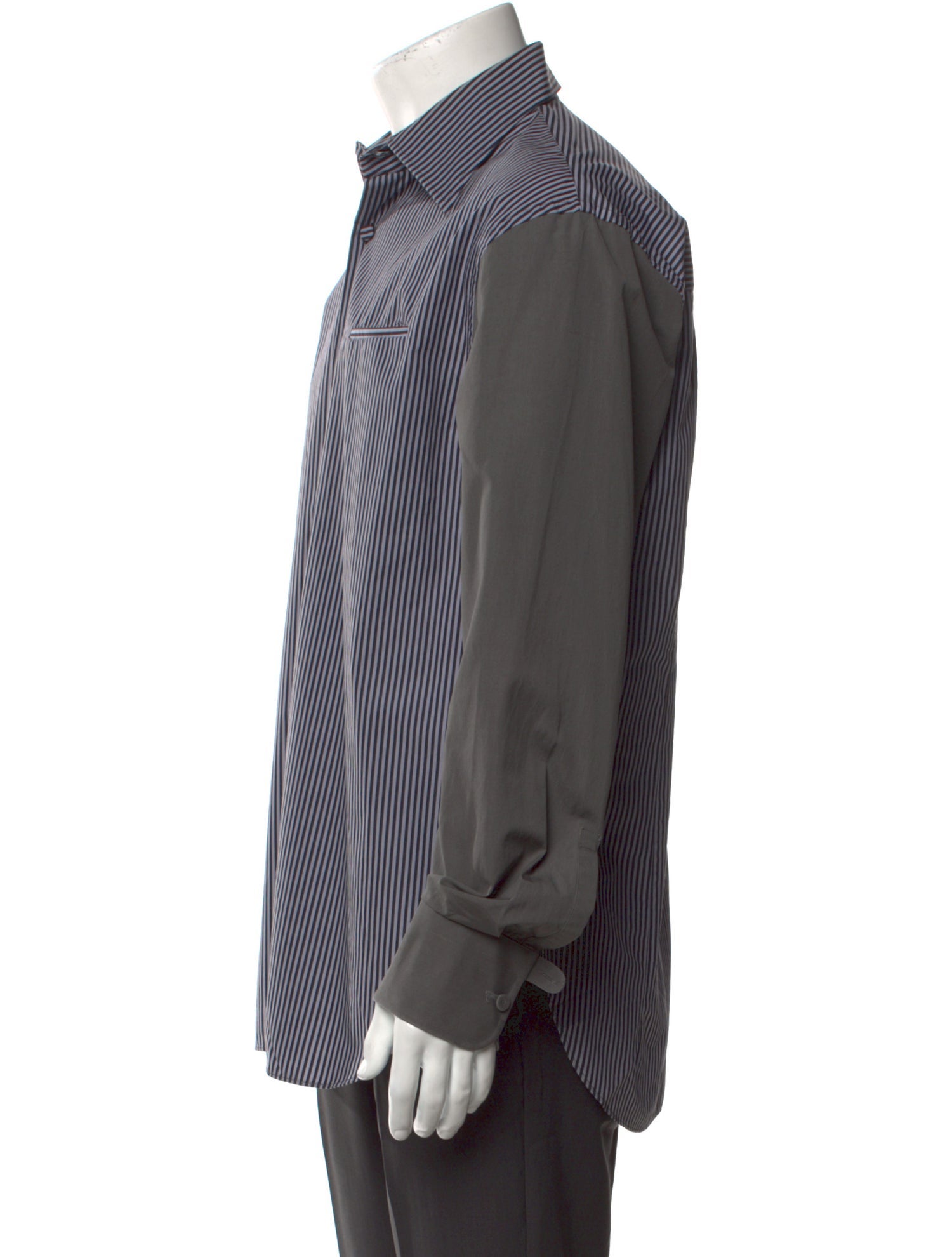 Prada 2012 Striped Dress Shirt