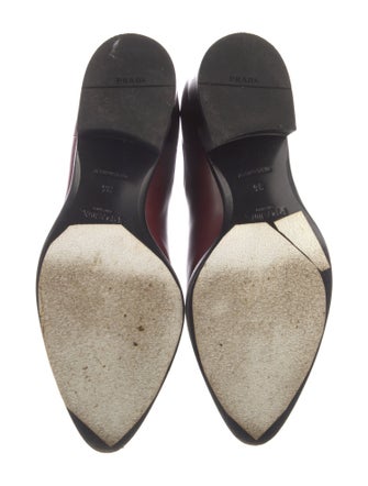Prada Leather Chelsea Boots