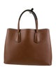 Prada Saffiano Cuir Leather Double Bag Large