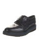 Prada Patent Leather Lasercut Accents Oxfords