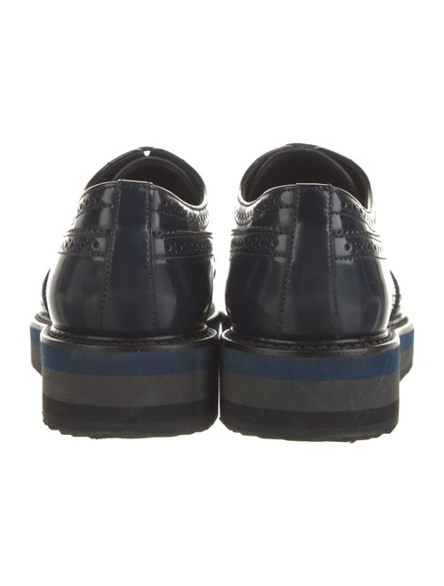 Prada Patent Leather Lasercut Accents Oxfords