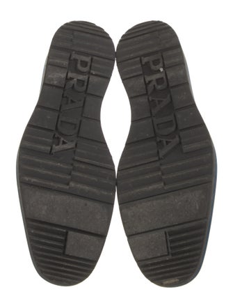 Prada Patent Leather Lasercut Accents Oxfords