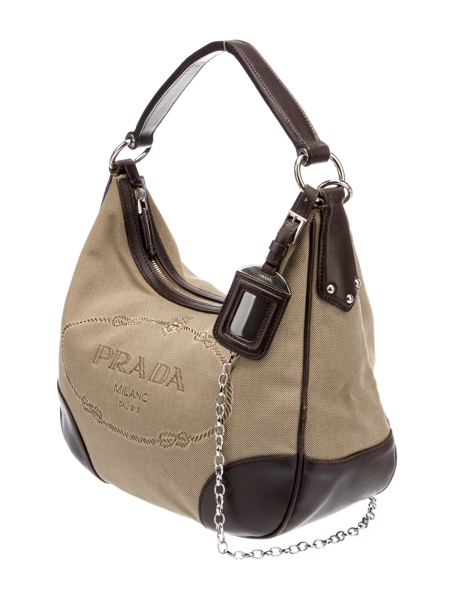 Prada Signature Hobo