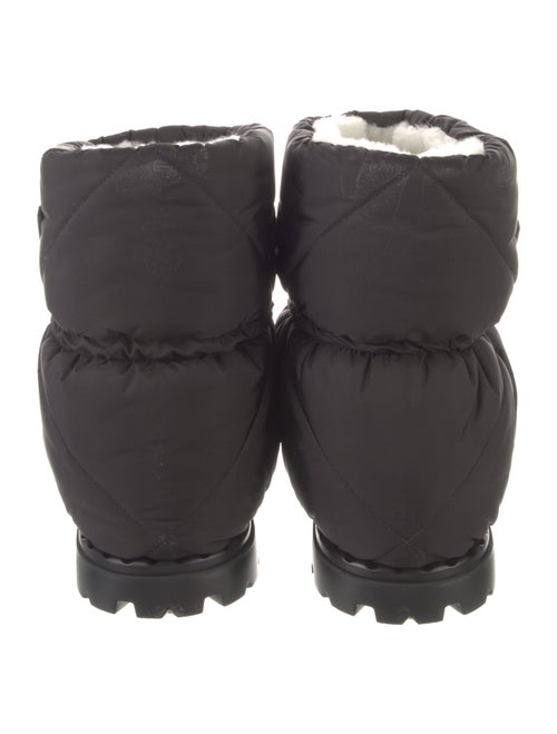 Prada Nylon Lace-Up Boots