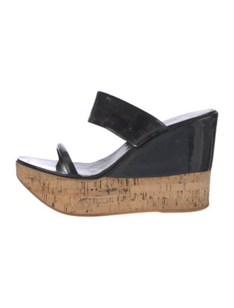 Prada Patent Leather Slides