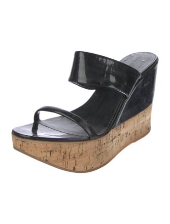 Prada Patent Leather Slides