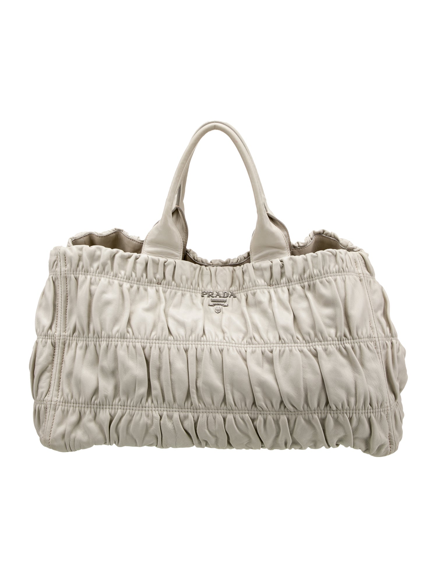 Prada Nappa Leather Weekender Bag Large