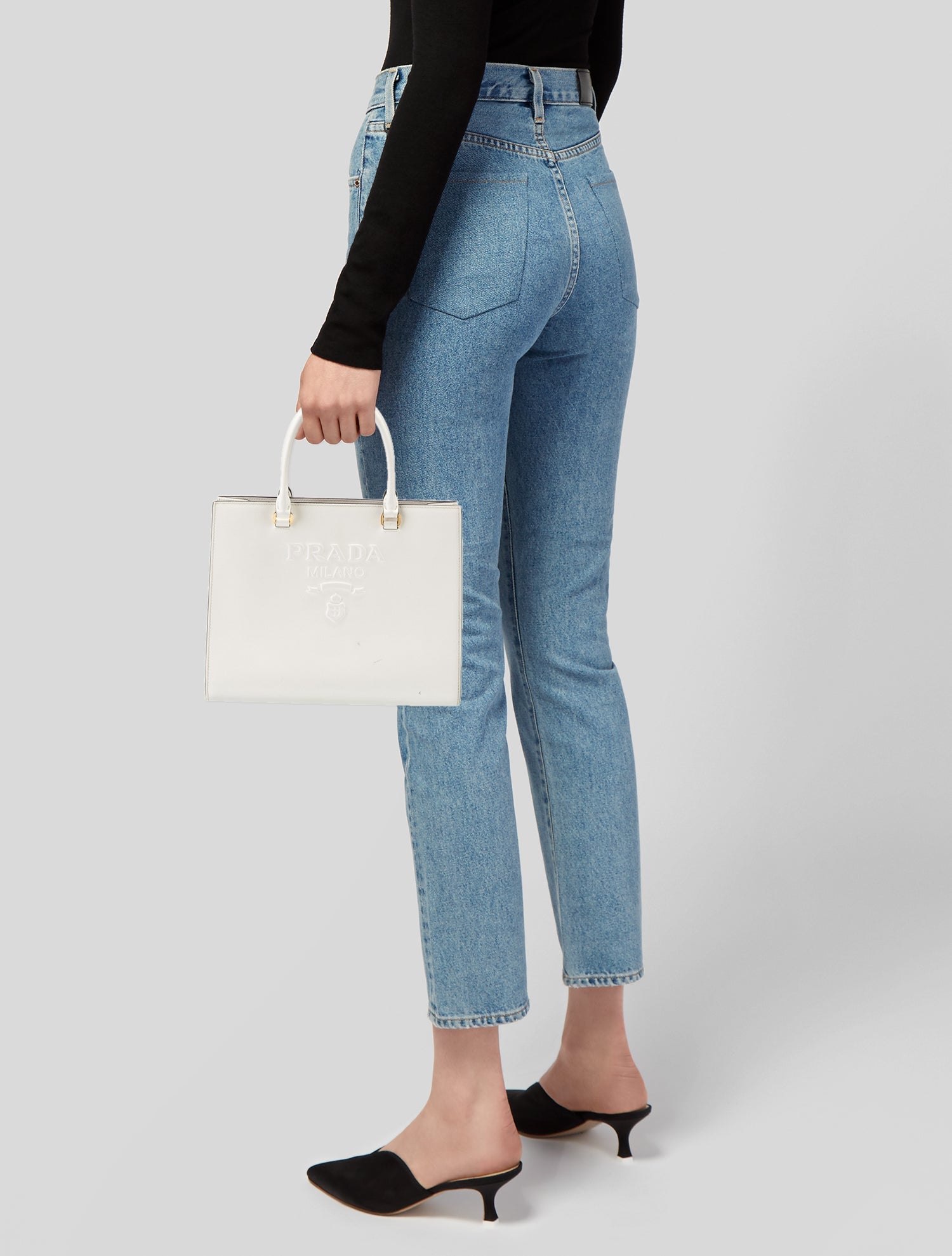 Prada Saffiano Lux Leather Tote Medium