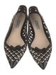 Prada Leather Printed Flats