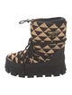 Prada Nylon Printed Lace-Up Boots