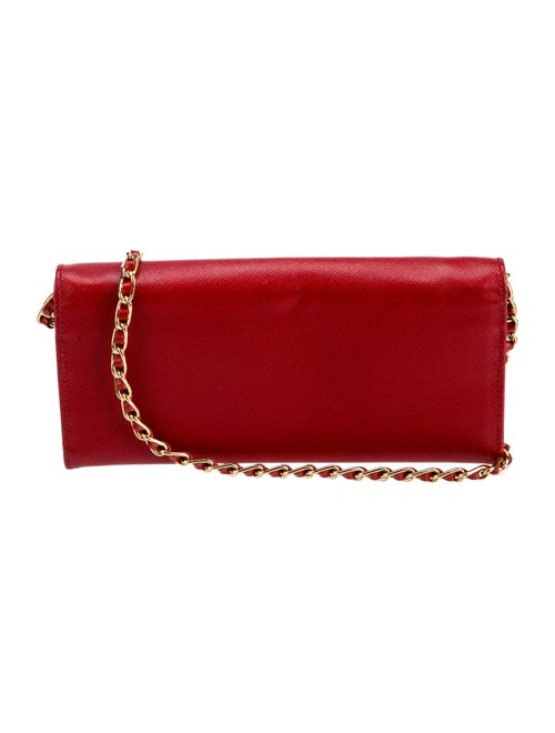 Prada Saffiano Leather Metal