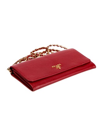 Prada Saffiano Leather Metal