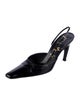 Prada Leather Slingback Pumps