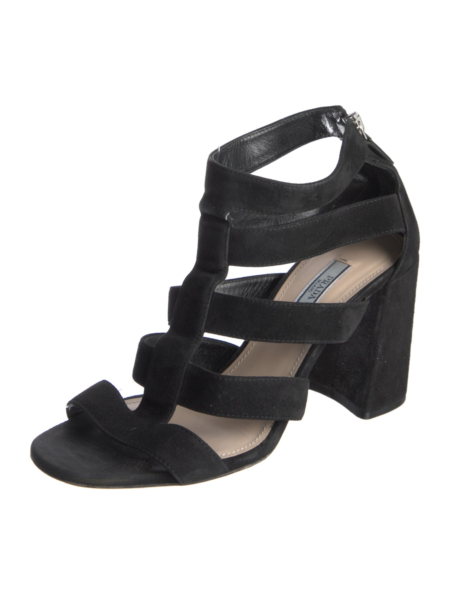 Prada Suede Gladiator Sandals