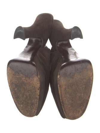 Prada Suede Slingback Sandals