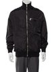 Prada 2024 Enameled Metal Triangle Bomber Jacket