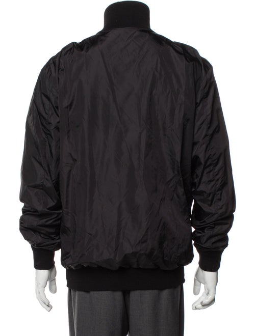 Prada 2024 Enameled Metal Triangle Bomber Jacket