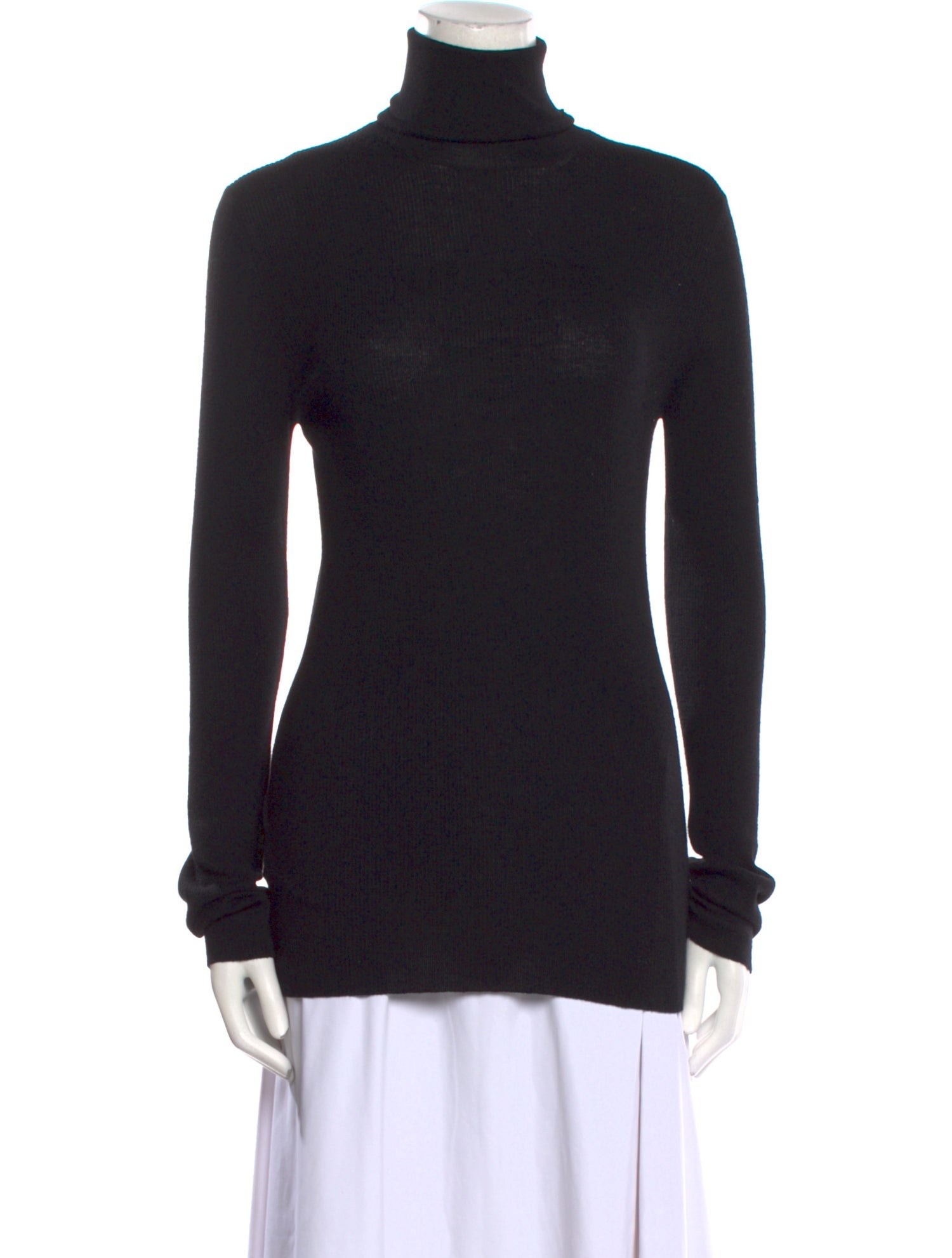 Prada Virgin Wool Turtleneck Top