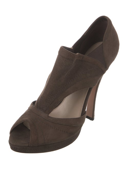 Prada Suede D'Orsay Pumps