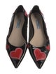 Prada Patent Leather Printed Flats