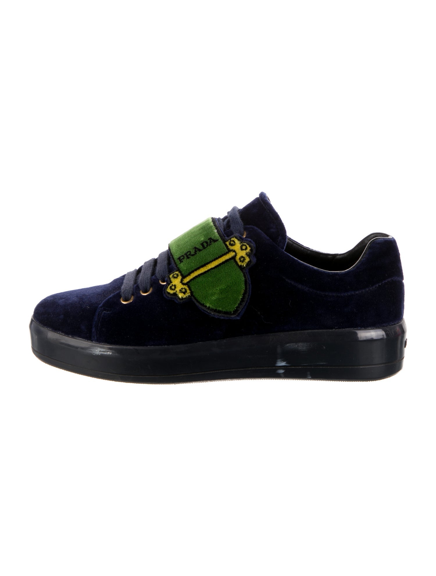 Prada Velvet Sneakers