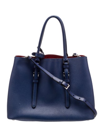 Prada Saffiano Lux Leather Top Handle Bag Large