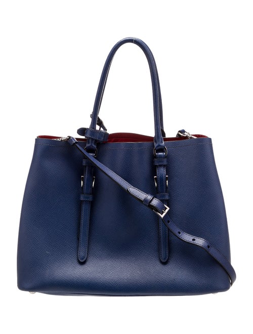 Prada Saffiano Lux Leather Top Handle Bag Large