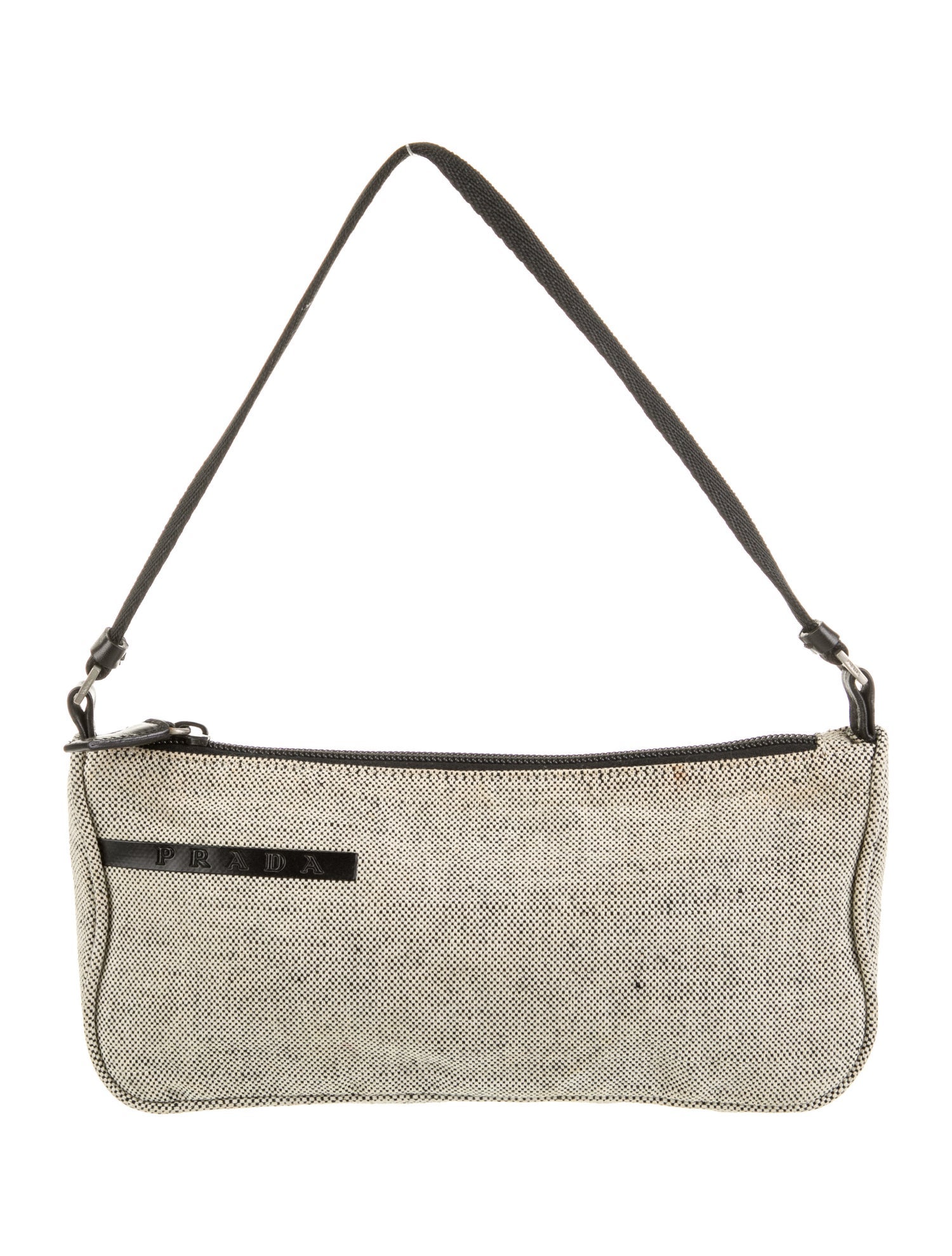 Prada Canvas Top Handle Bag