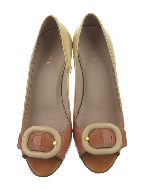 Prada Patent Leather Tie-Dye Print Pumps