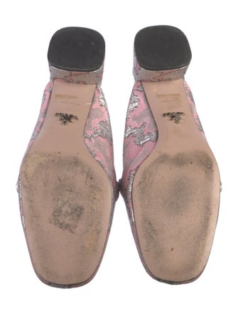 Prada Floral Print Mules