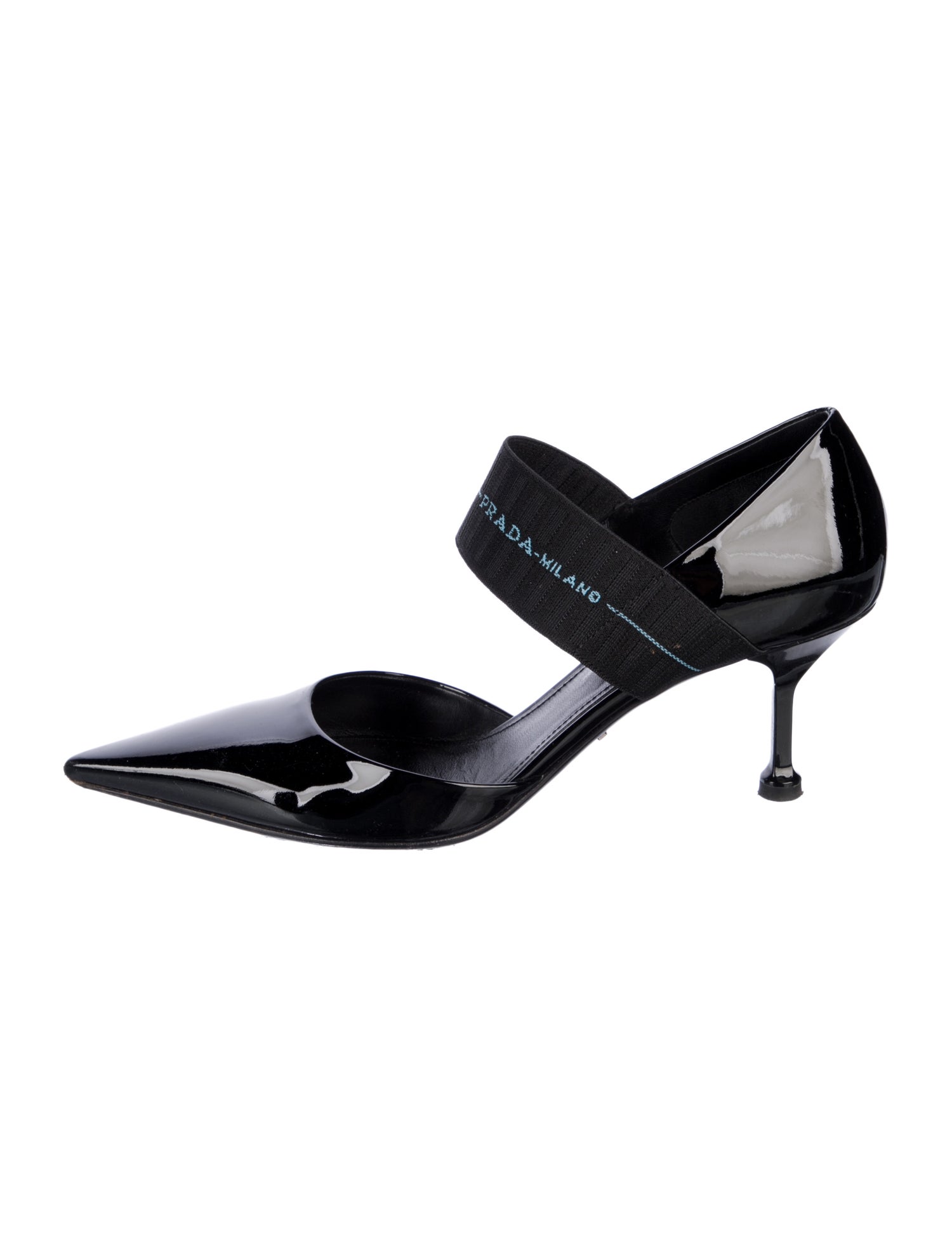 Prada Patent Leather D'Orsay Pumps