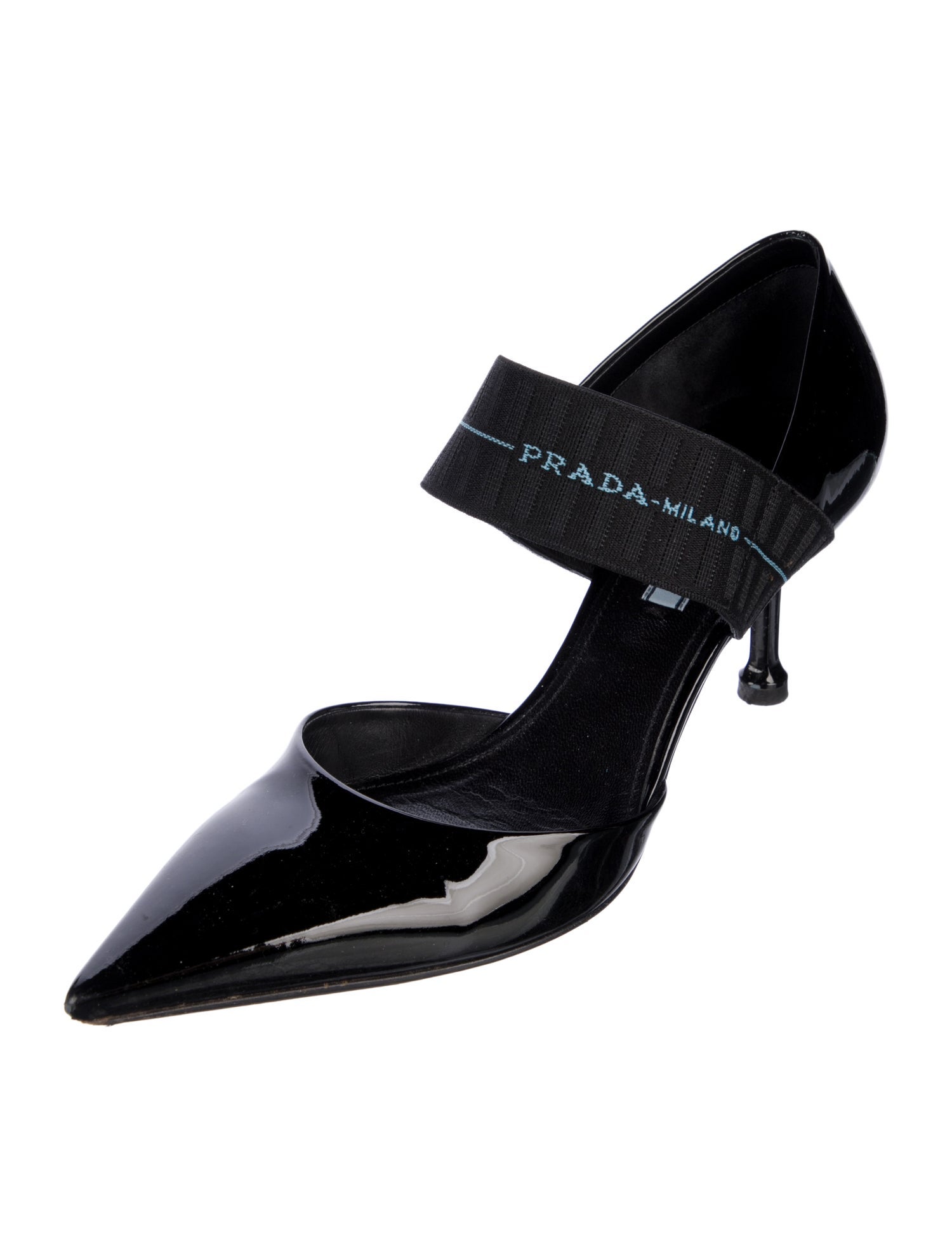 Prada Patent Leather D'Orsay Pumps